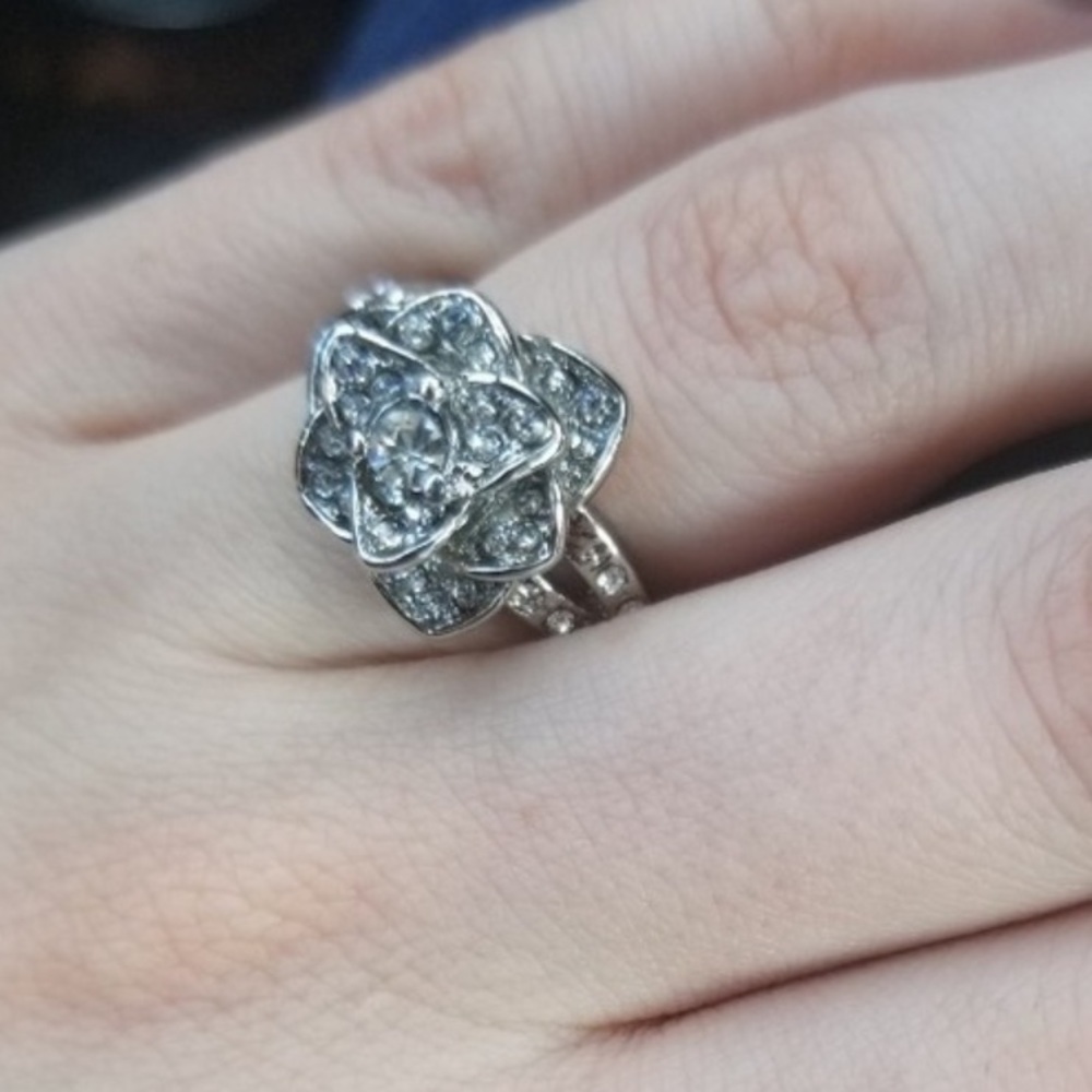 🌵3 for $10🌵 Silver Rhinestone Diamond Ring